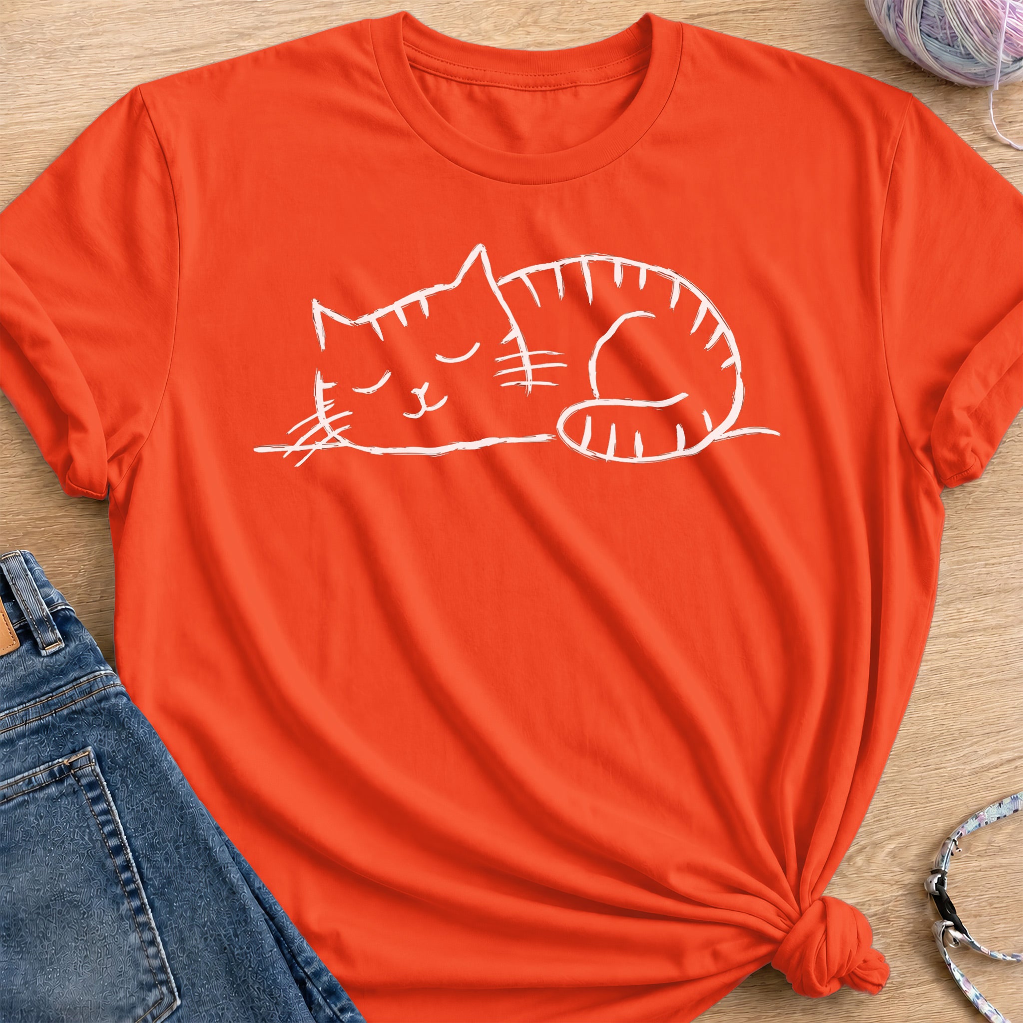 Cozy Nap T-Shirt — Orange