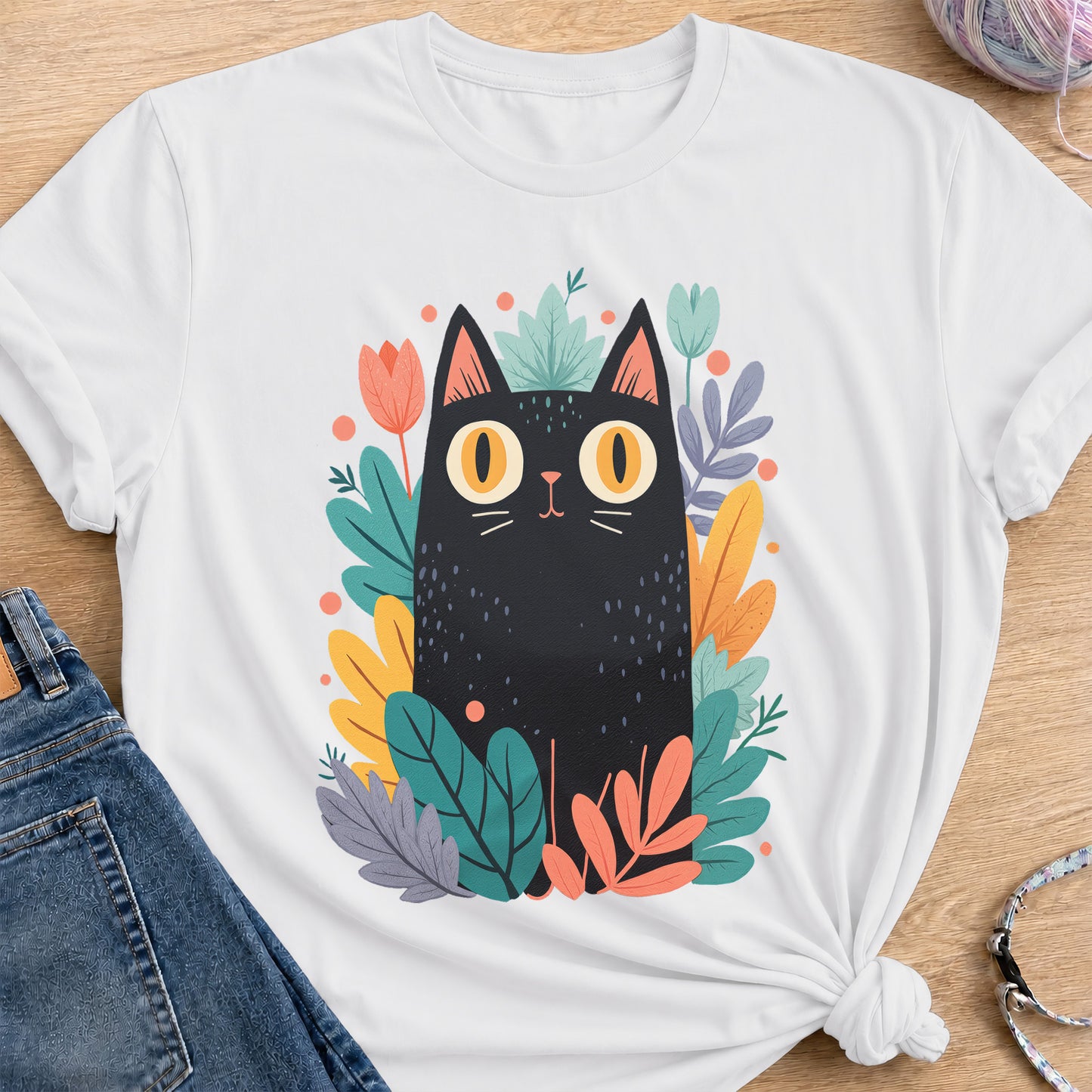 Midnight Garden T-Shirt — White