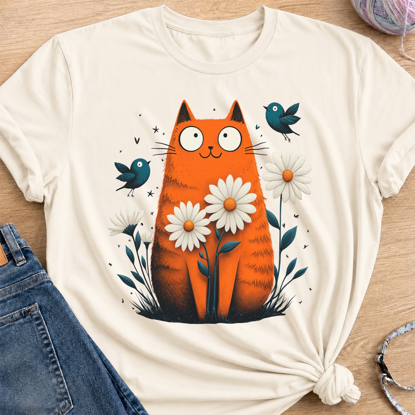 Daisy Spirit T-Shirt — Natural