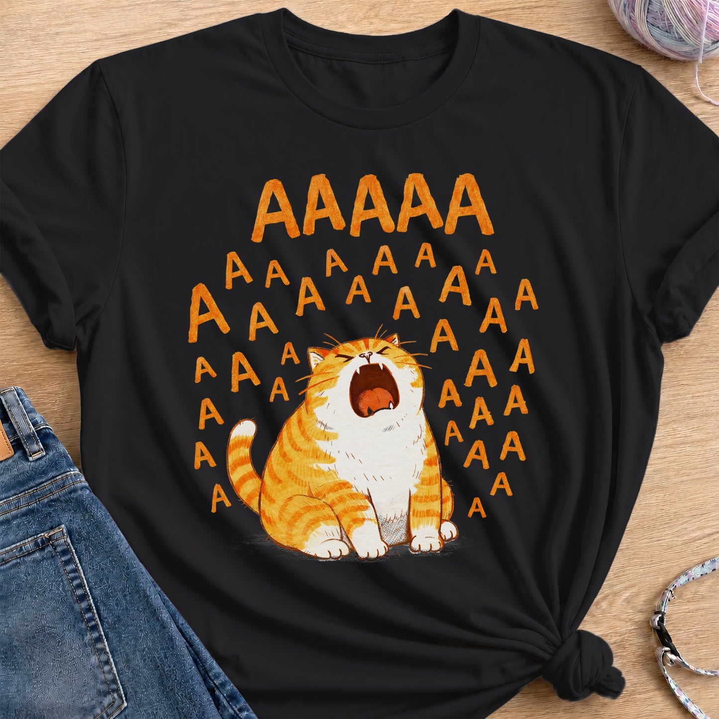 Screaming T-Shirt — Black
