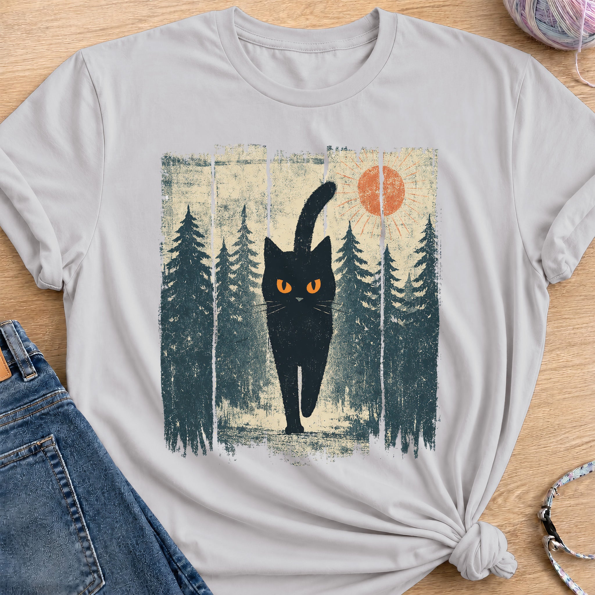 Forest Stroll T-Shirt — Ice Grey