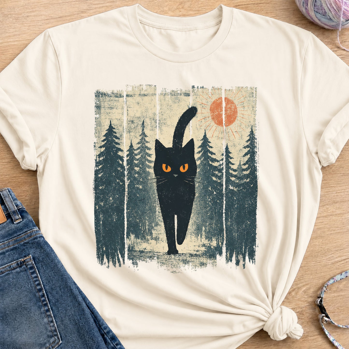 Forest Stroll T-Shirt — Natural