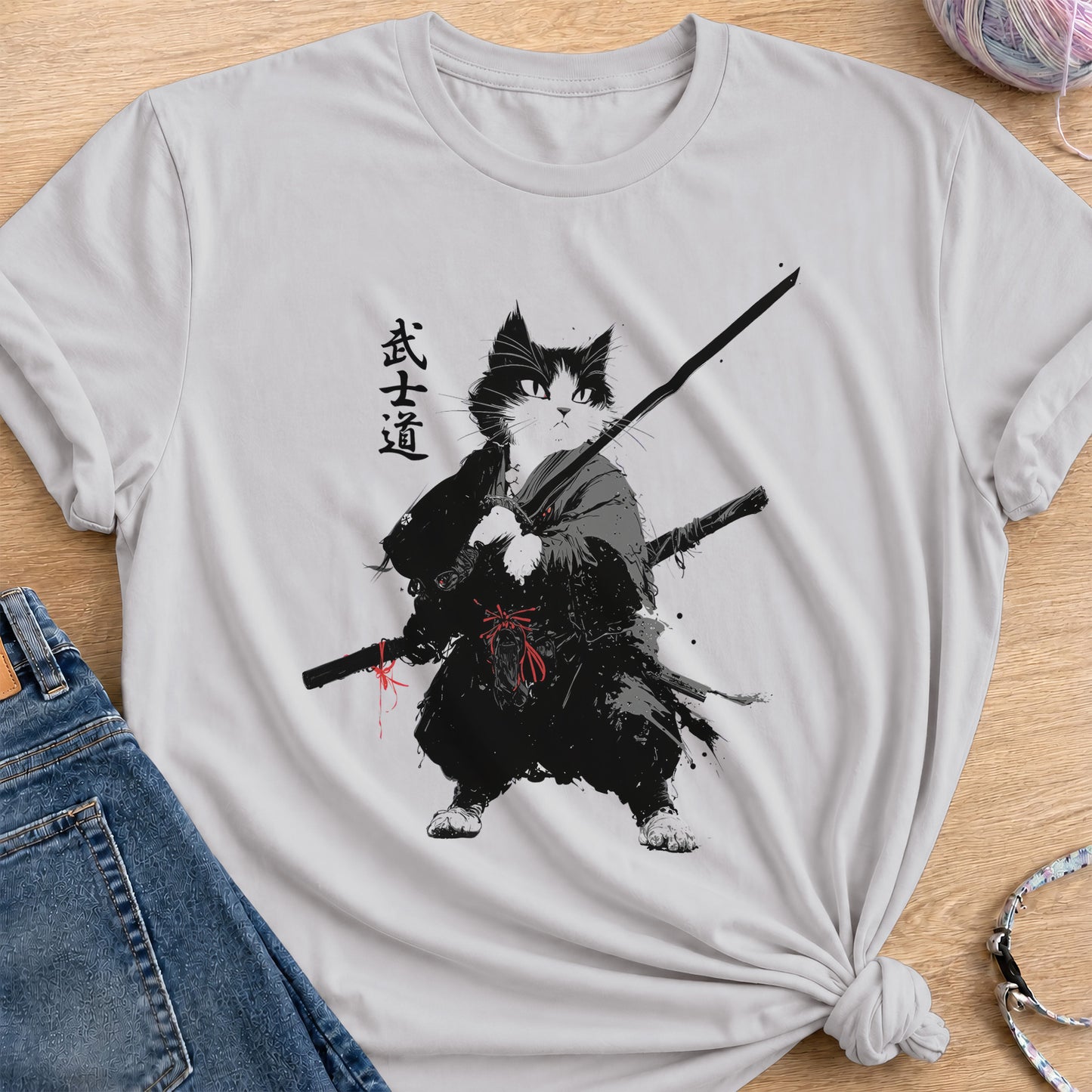 Bushido T-Shirt — Ice Grey