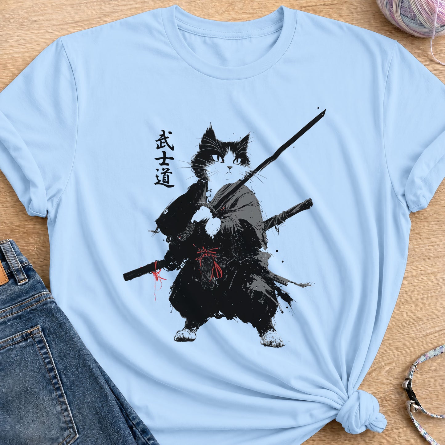 Bushido T-Shirt — Light Blue