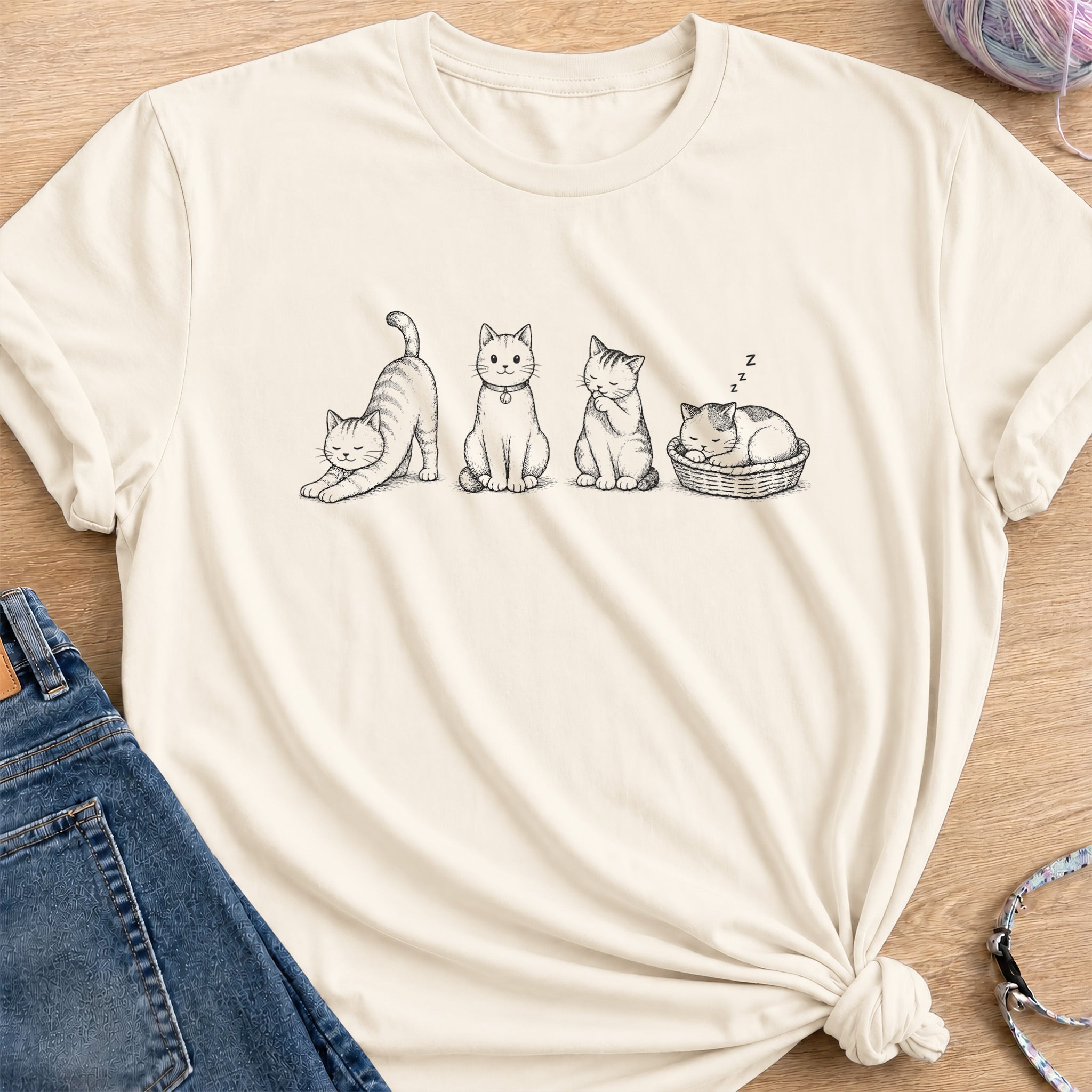 Daily Activities T-Shirt — Natural