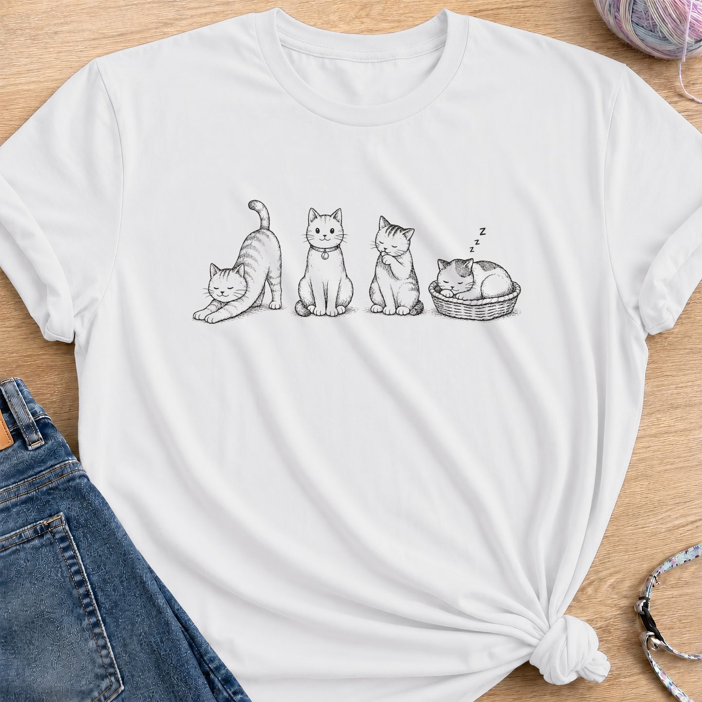 Daily Activities T-Shirt — White