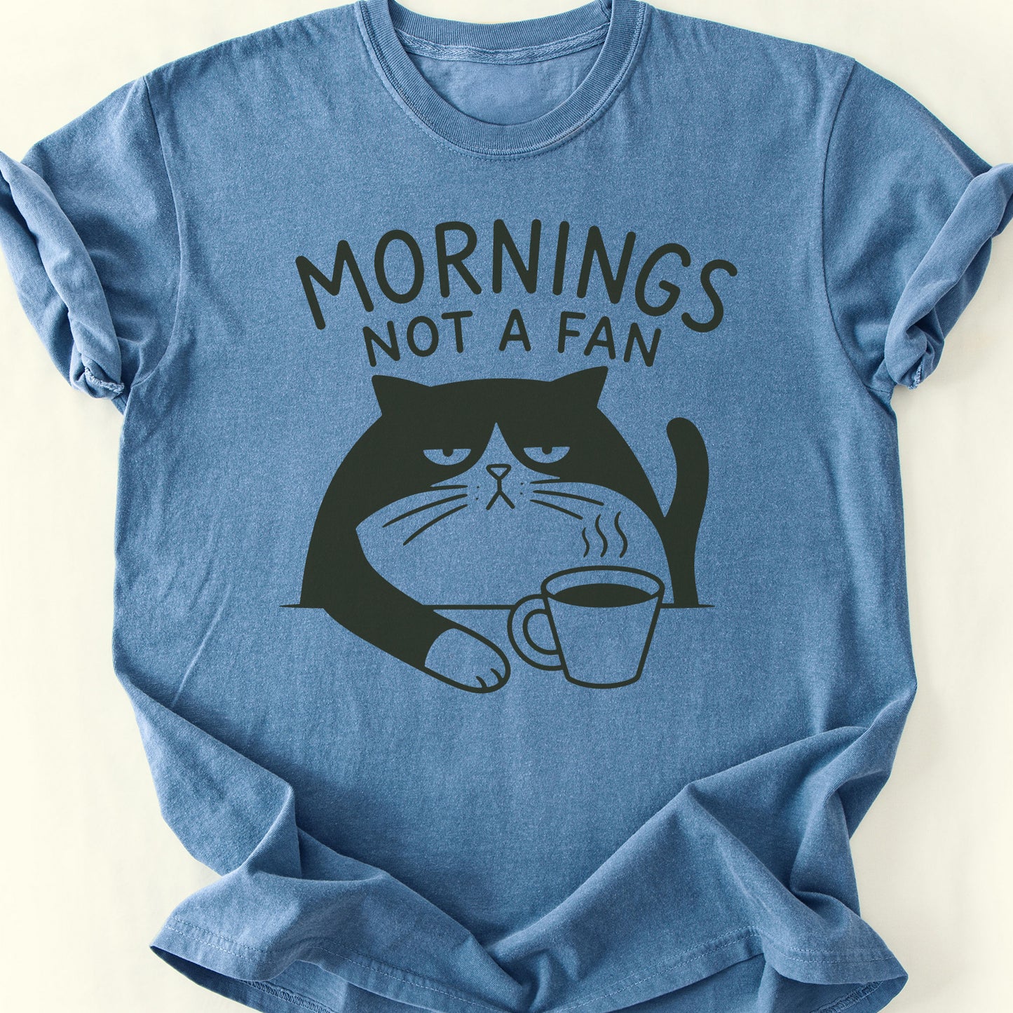 Morning Mood T-Shirt — Blue Jean