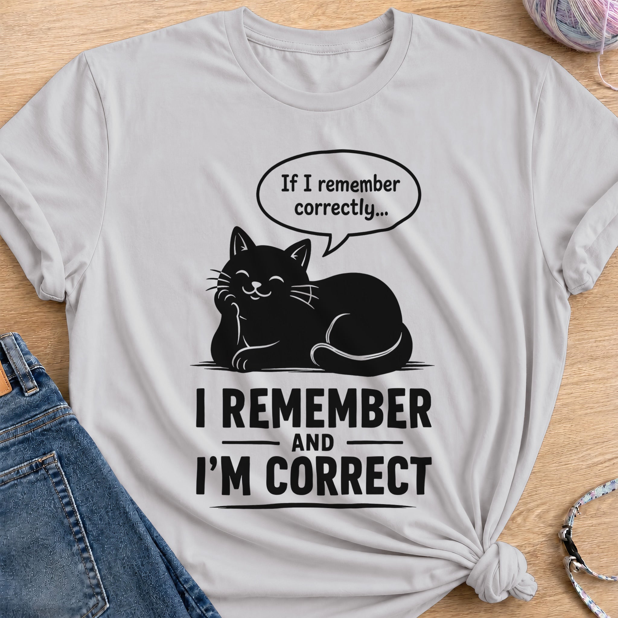 I Remember T-Shirt — Ice Grey