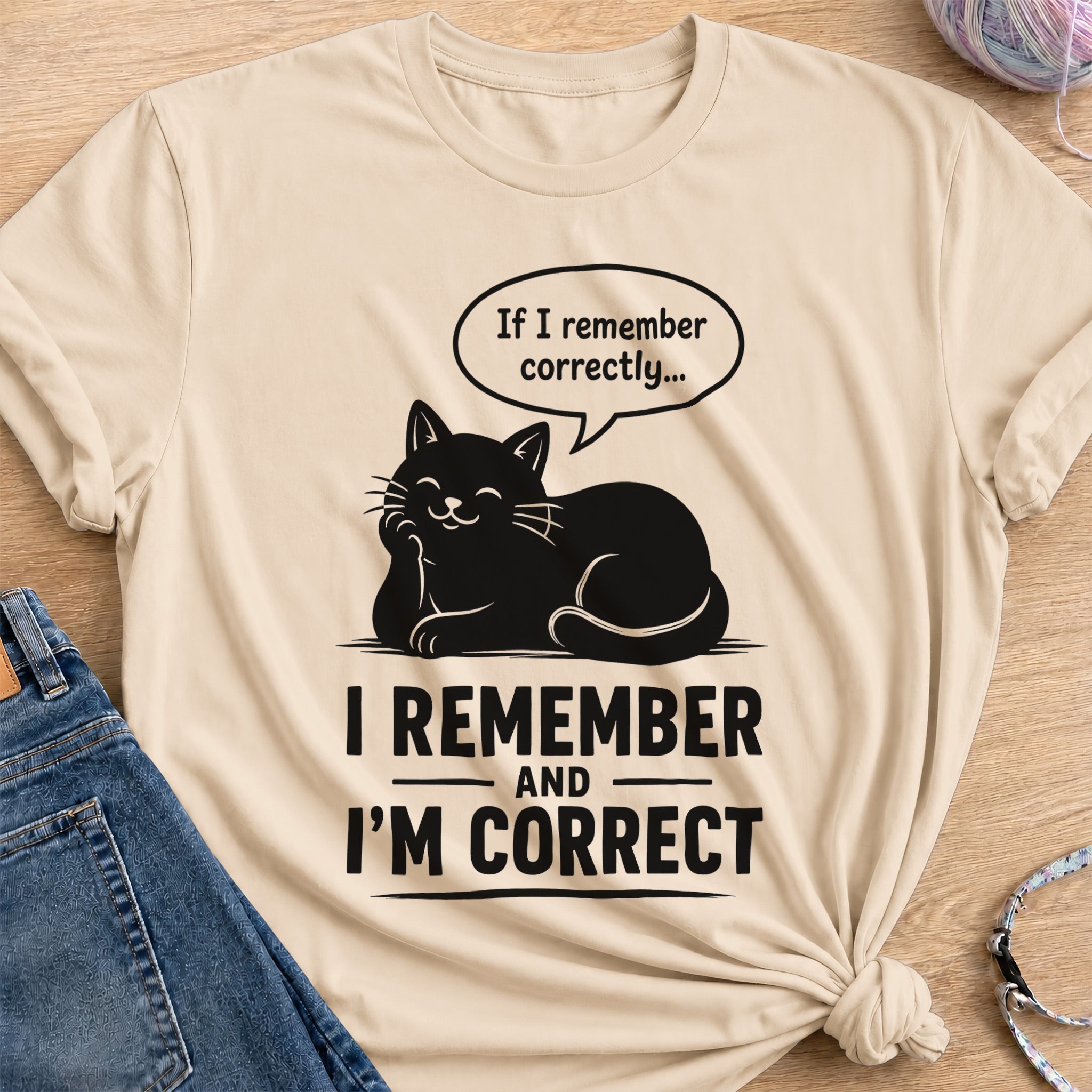 I Remember T-Shirt — Sand